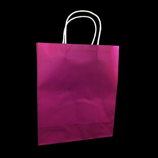 BOLSA REGALO KRAFT FUCSIA 25X33 X12 UNI - 1