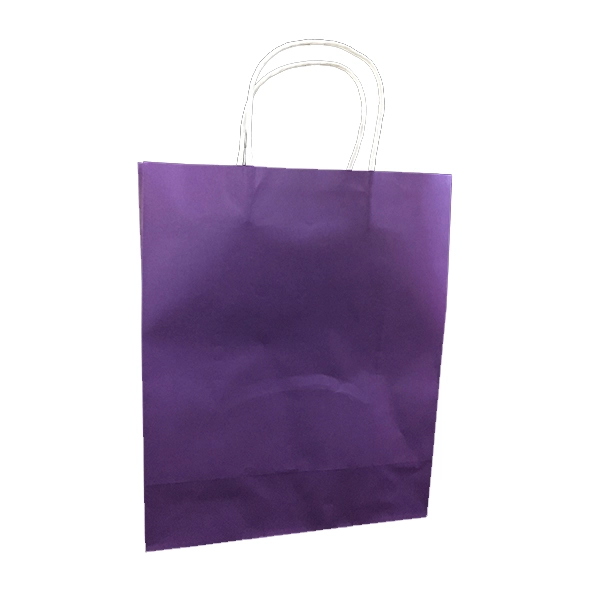 BOLSA REGALO KRAFT MORADO 25X33 X12 UNI - 1