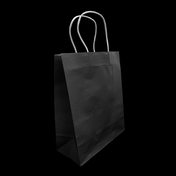 BOLSA REGALO KRAFT NEGRO 21X27X11 X12 UNI - 1