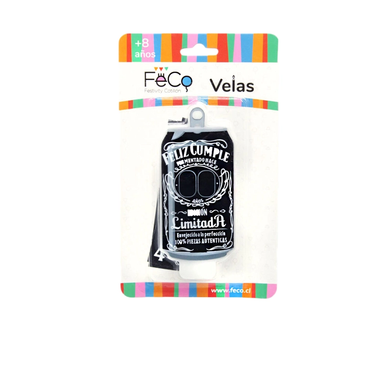 VELA DISE?O FELIZ CUMPLE JACK X 1 UNI - 1