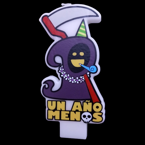 VELA DISE?O MUERTE X1 UNI - 1