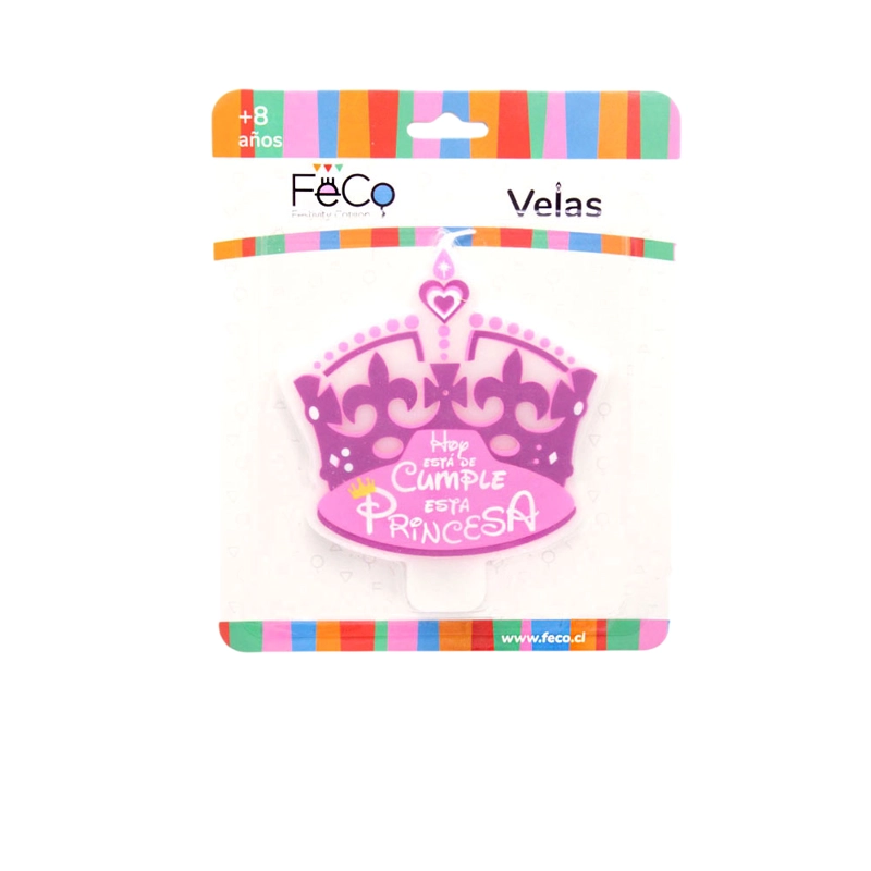 VELA DISE?O PRINCESA X 1 UNI - 1