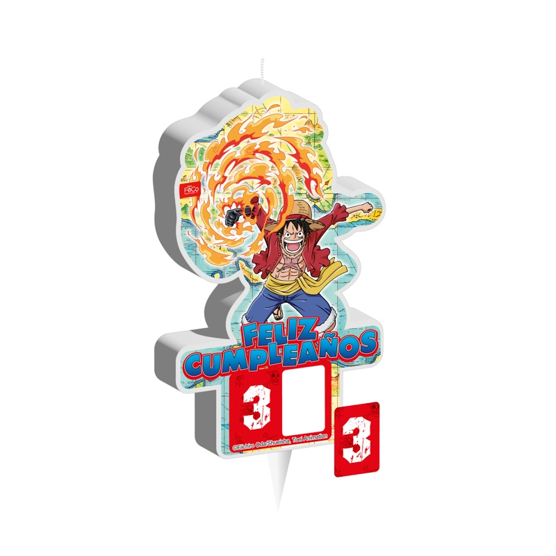 VELA 2D ADESIVO ONE PIECE X1UNI - 1