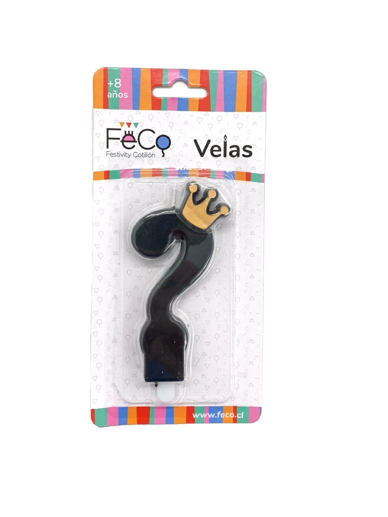 VELA CORONA NUMERAL ? X1 UNI - 1