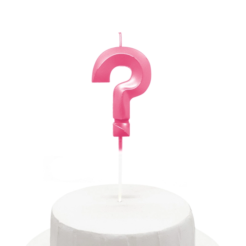 VELA CROME ROSADO 5X7CM N? - 1