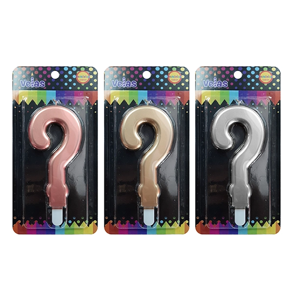 VELA NUMERAL GIGANTE METALLIC N?? X1 UNI - 1
