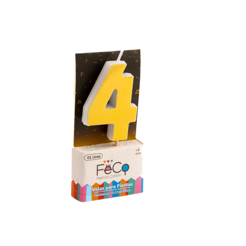 VELA NUMERAL HOLO GOLD 4 - 1