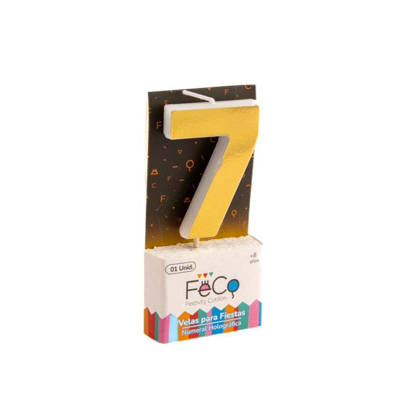 VELA NUMERAL HOLO GOLD 7 - 1