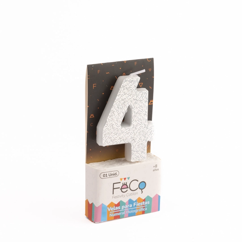 VELA NUMERAL HOLO SILVER 4 - 1