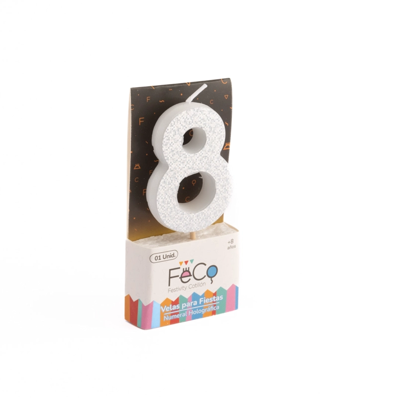VELA NUMERAL HOLO SILVER 8 - 1