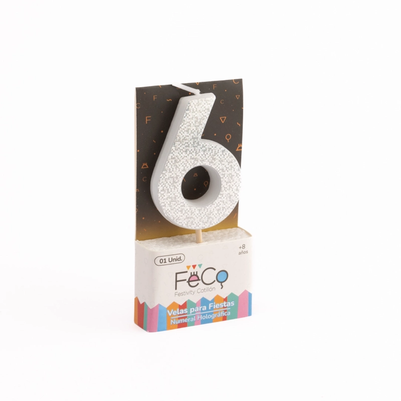 VELA NUMERAL HOLO SILVER 6 - 1