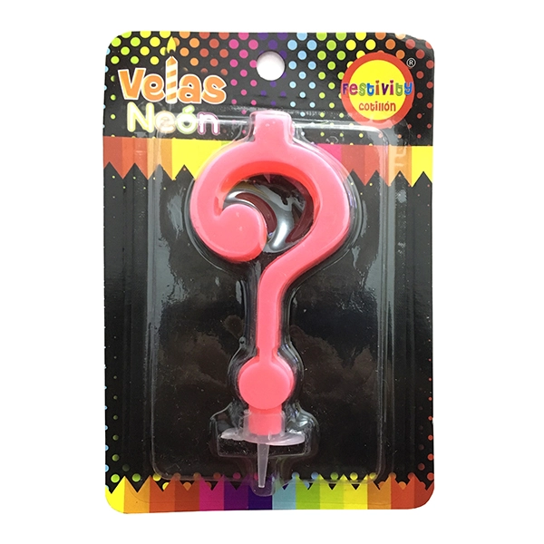 VELA NUMERAL NEON GIGANTE N? ? X1 UNI - 1