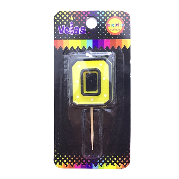VELA NUMERAL PIXEL POLKA N? 0 X1 UNI - 1