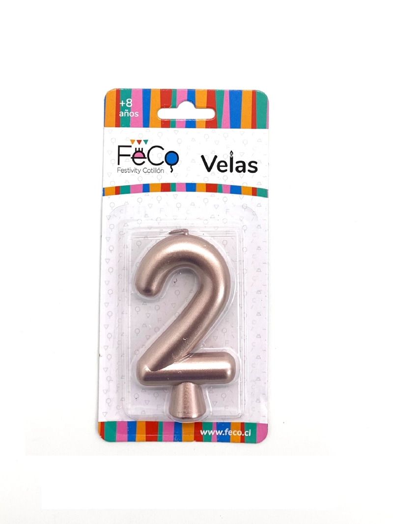 VELA NUMERAL ROSE GOLD 2 X1 UNI - 1