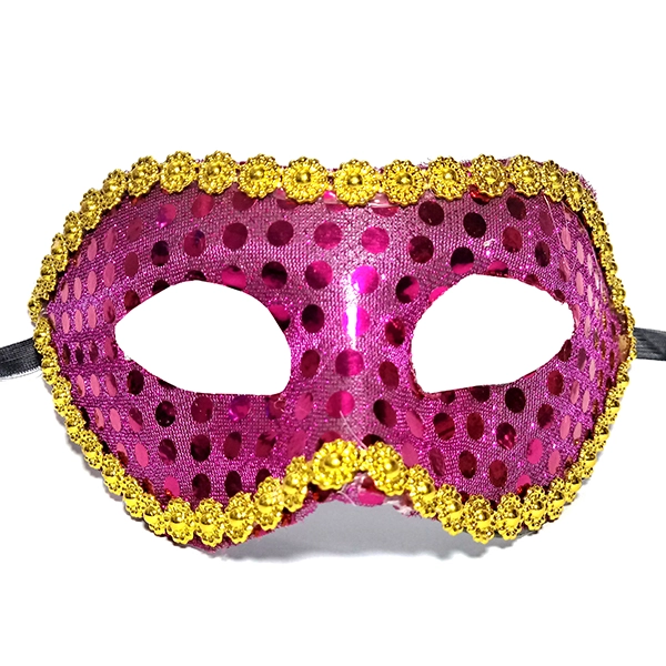 ANTIFAZ LENTEJUELA FUCSIA X1 UNI - 1