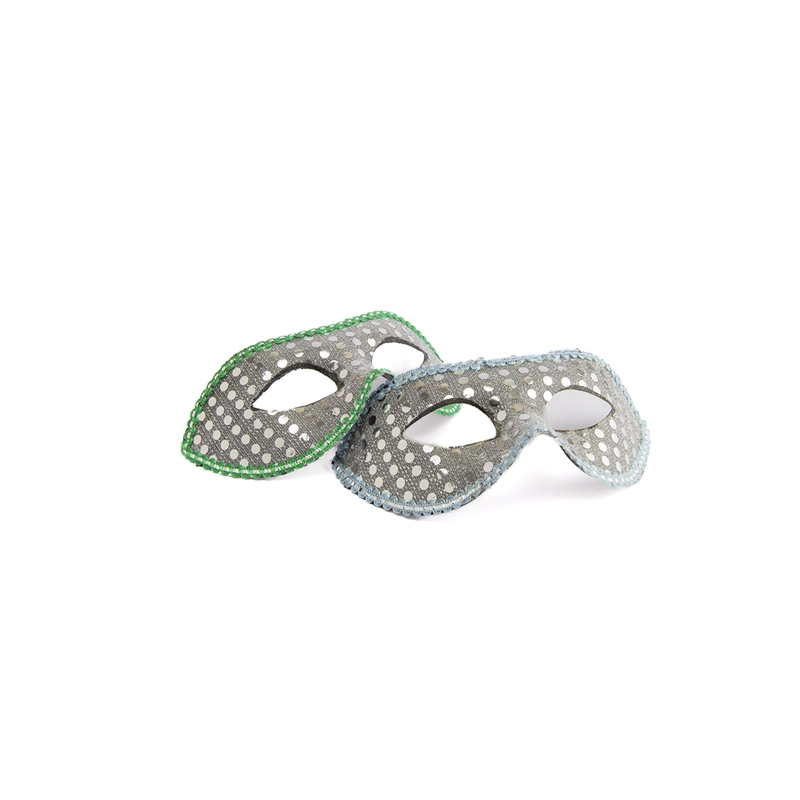 ANTIFAZ LENTEJUELA PLATEADO X1 UNI - 1
