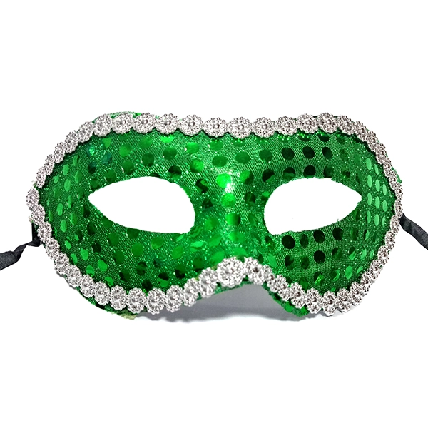 ANTIFAZ LENTEJUELA VERDE X1 UNI - 1