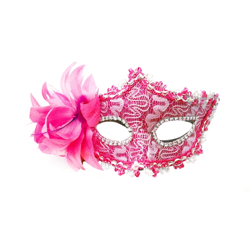 ANTIFAZ VENECIANO FLOR FUCSIA X1 UNI - 1