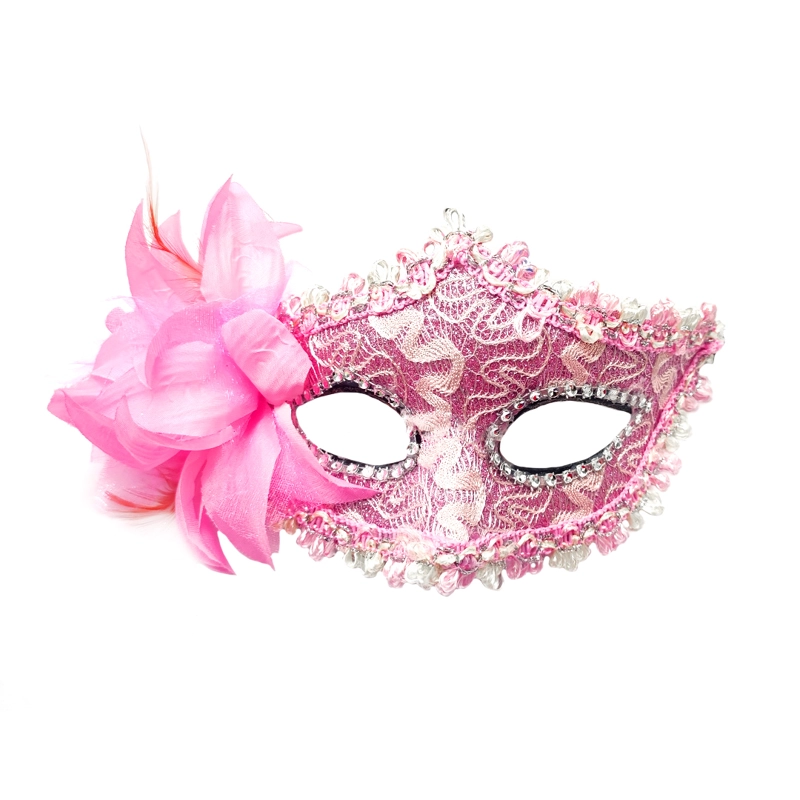 ANTIFAZ VENECIANO FLOR ROSADO X1 UNI - 1