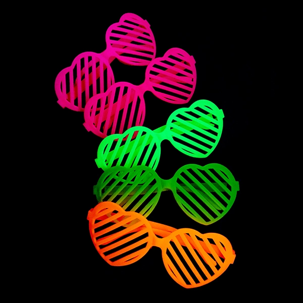 LENTE FLUOR CORAZON X5 UNI - 1