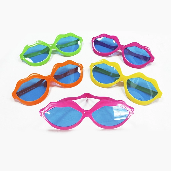 LENTE FLUOR GIGANTE BESOS X5 UNI - 1