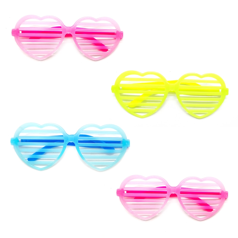 LENTE GLOW CORAZON X4UNI - 1