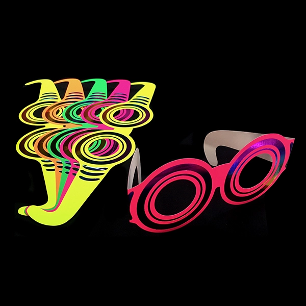 LENTES CARTON FLUOR REDONDO X6 UNI - 1