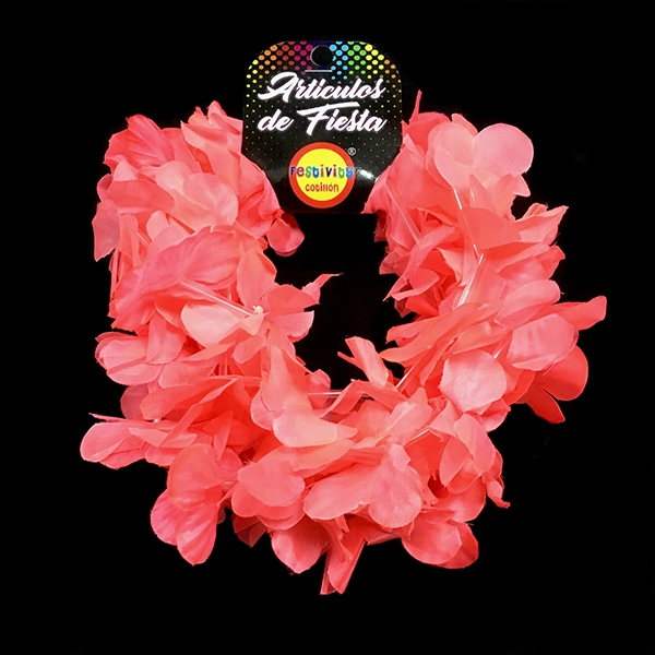 CINTILLO ELASTICADO FLOR FLUOR SANDIA X6 UNI - 1