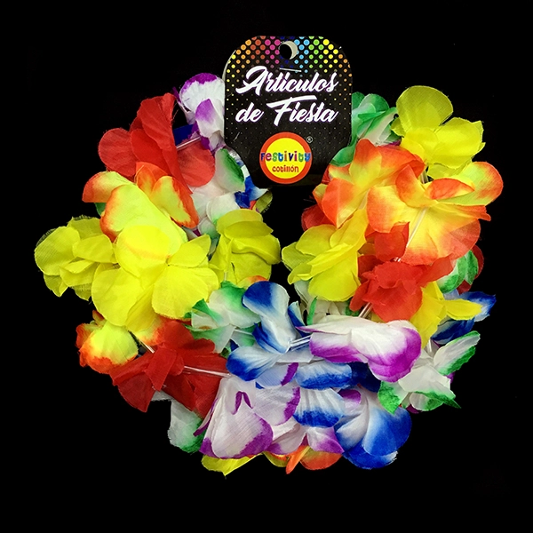 CINTILLO ELASTICADO FLOR SURTIDO/BLANCO X6 UNI - 1