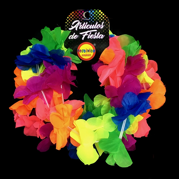CINTILLO ELASTICADO FLOR FLUOR SURTIDO X6 UNI - 1