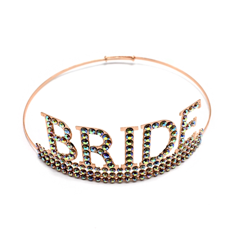 CORONA METALICA BRIDE ROSE GOLD X1 UNI - 1