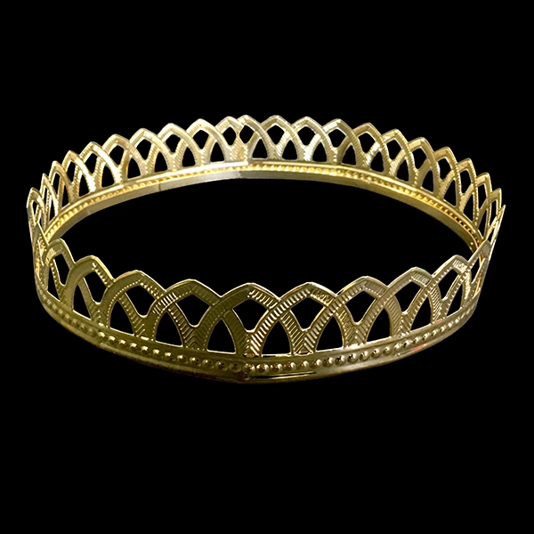 CORONA METALICA REY DORADO X1 UNI - 1