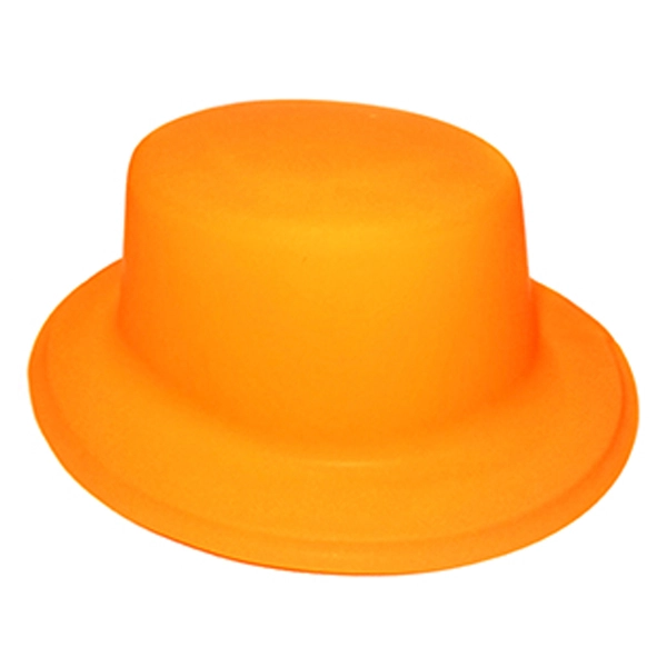 GORRO CHAPLIN CUADRADO FLUOR NARANJO X12 UNI - 1