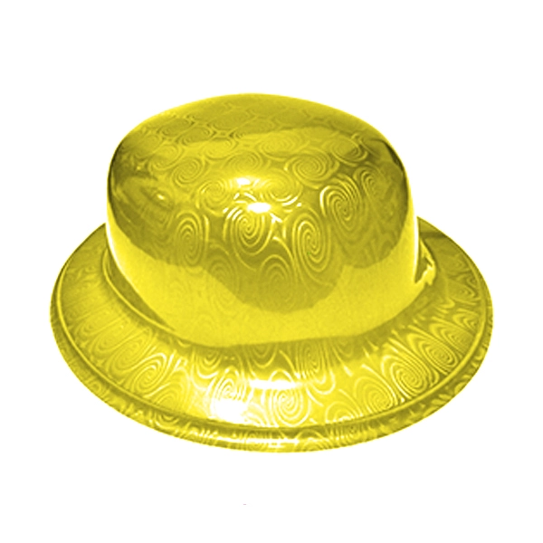 GORRO CHAPLIN REDONDO BRILLANTE DORADO X12 UNI - 1