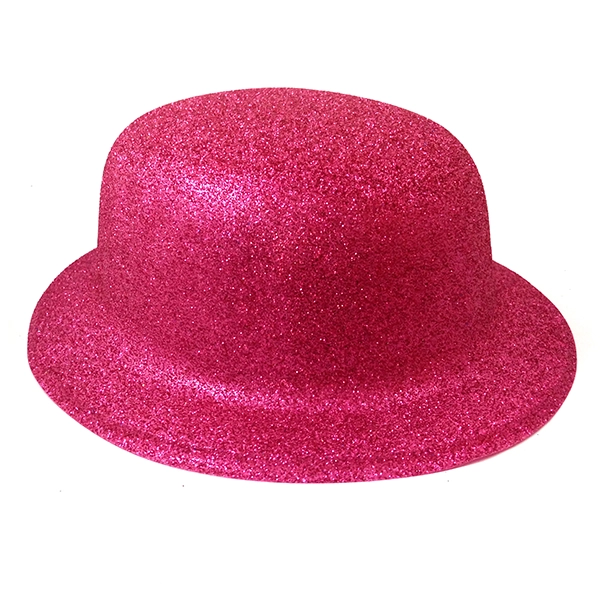 GORRO CHAPLIN REDONDO ESCARCHA LISO FUCSIA X12 UNI - 1