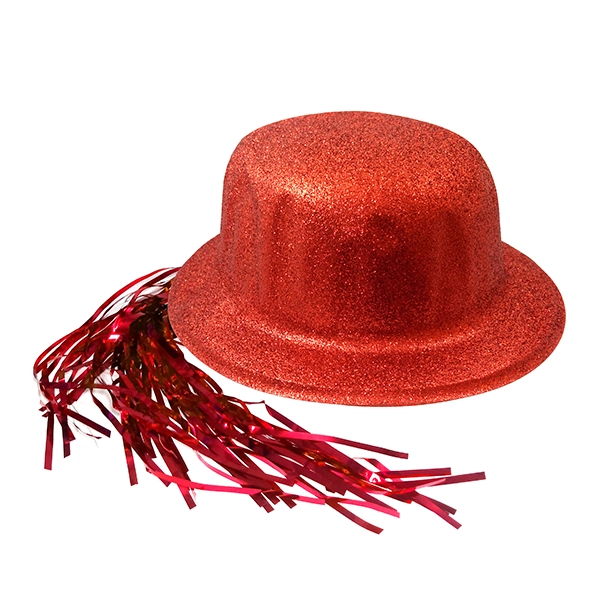 GORRO CHAPLIN CUADRADO BRILLANTE VERDE X12 UNI - 1