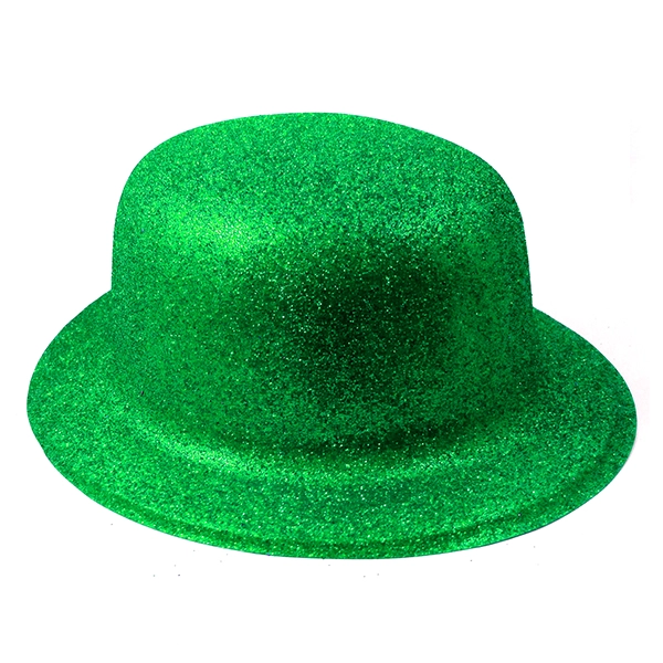 GORRO CHAPLIN REDONDO ESCARCHA LISO VERDE X12 UNI - 1
