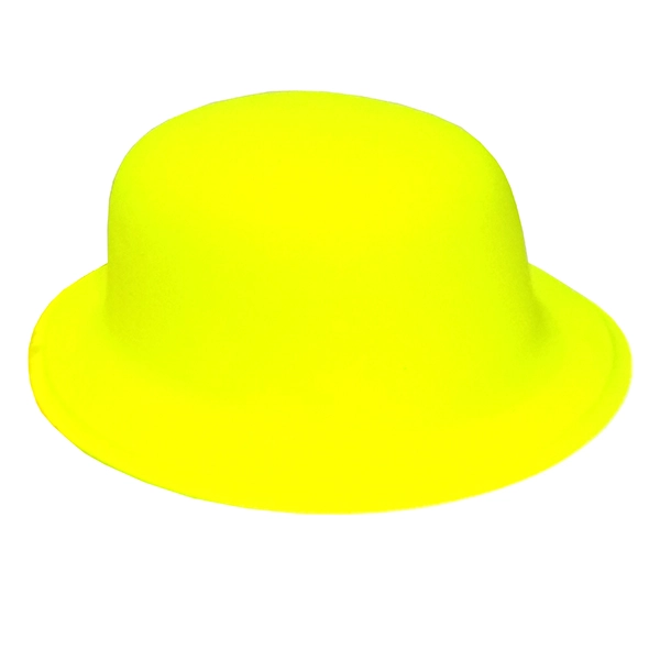 GORRO CHAPLIN REDONDO FLUOR AMARILLO X12 UNI - 1