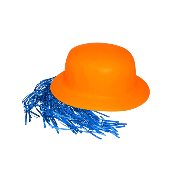 GORRO CHAPLIN REDONDO FLUOR NARANJO PELO 60CM X12 UNI - 1