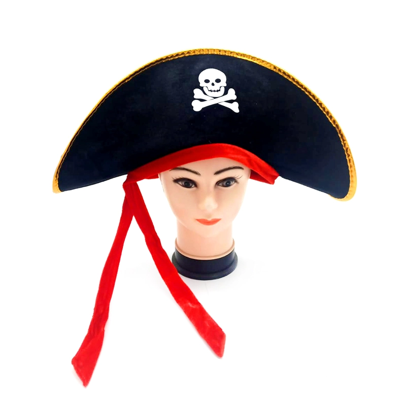 SOMBRERO ESPUMA PIRATA CORSARIO X1 UNI - 1