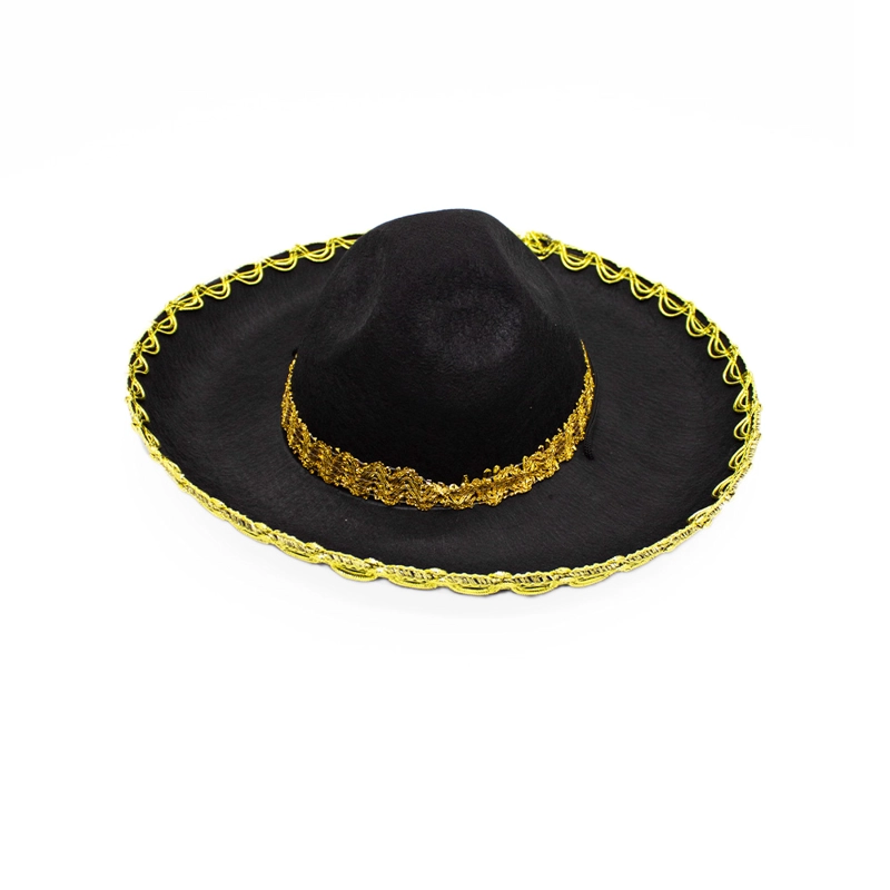 SOMBRERO MEXICANO NEGRO CHICO X1 UNI - 1