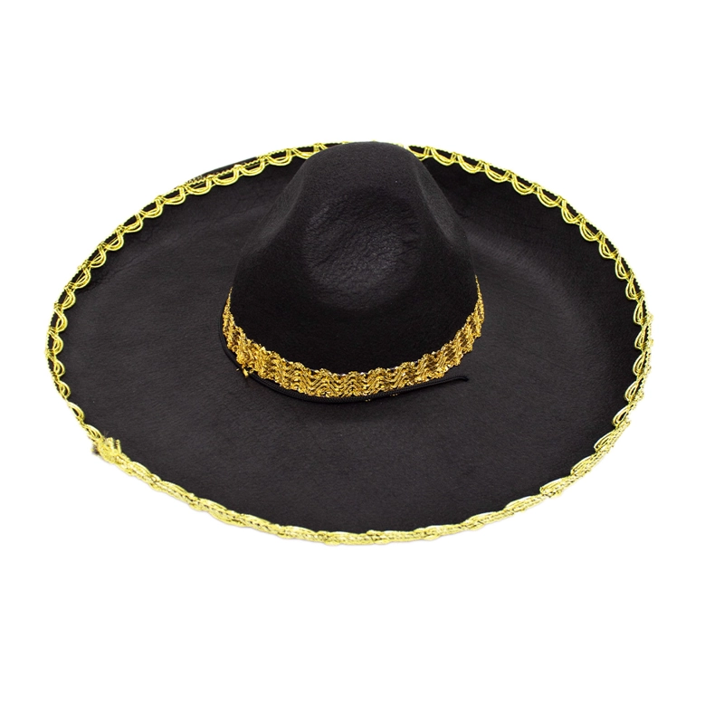 SOMBRERO MEXICANO NEGRO MEDIANO X1 UNI - 1