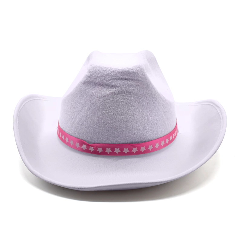 SOMBRERO VAQUERO MUÑECA BLANCO X1 UNI - 1