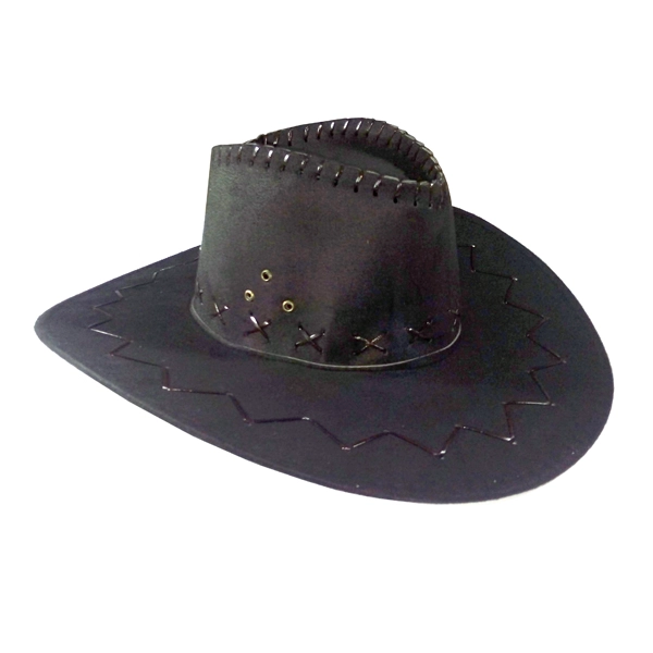 SOMBRERO VAQUERO NEGRO X1 UNI - 1