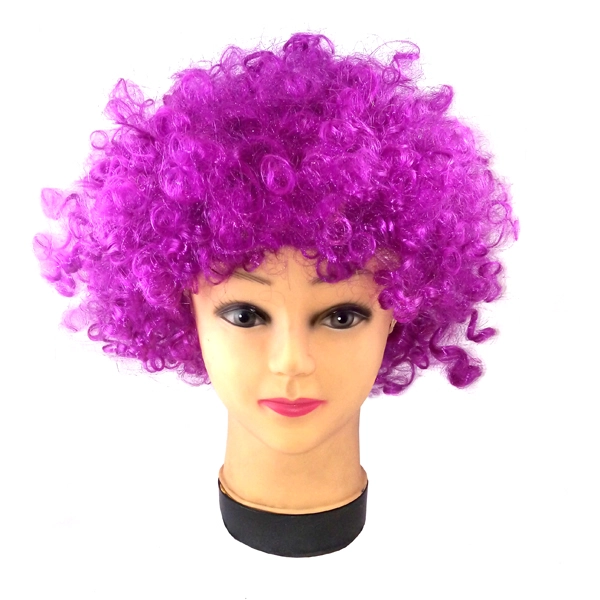 PELUCA AFRO 100GR MORADO FUERTE X1 UNI - 1