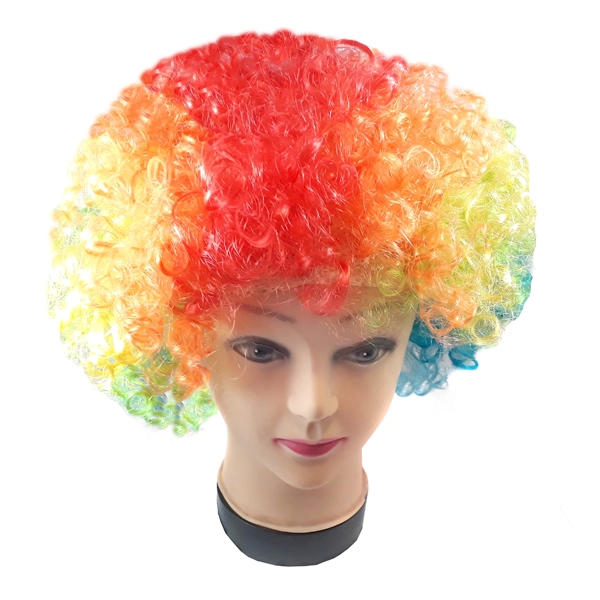 PELUCA AFRO 100GR MULTICOLOR X1 UNI - 1