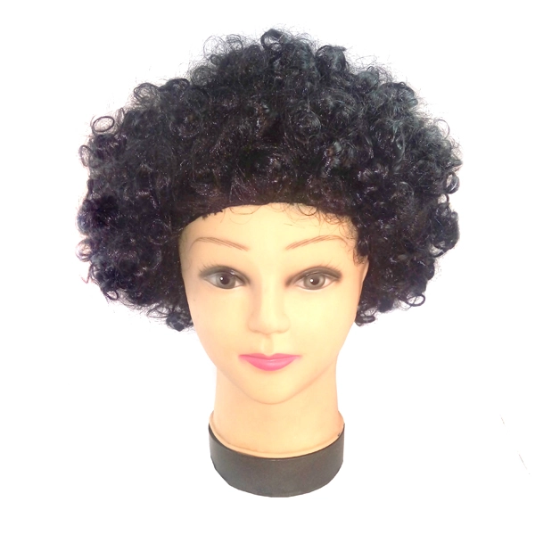PELUCA AFRO 100GR NEGRO X1 UNI - 1