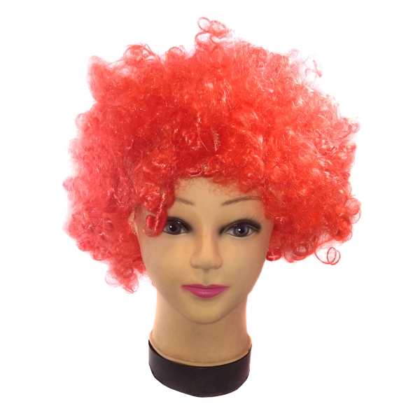 PELUCA AFRO 100GR ROJO X1 UNI - 1