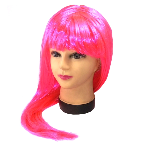 PELUCA LARGA 60CM 160GR FUCSIA X1 UNI - 1