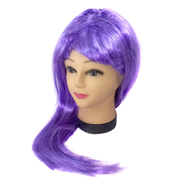 PELUCA LARGA 60CM 160GR LILA X1 UNI - 1